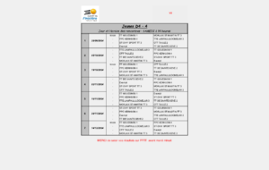 FEUILLES DE RENCONTRE CHAMPIONNAT JEUNES